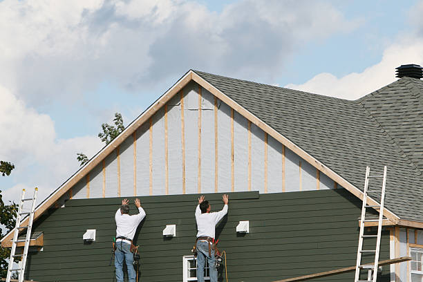 Professional Siding Repair technician working in Burlington, NC